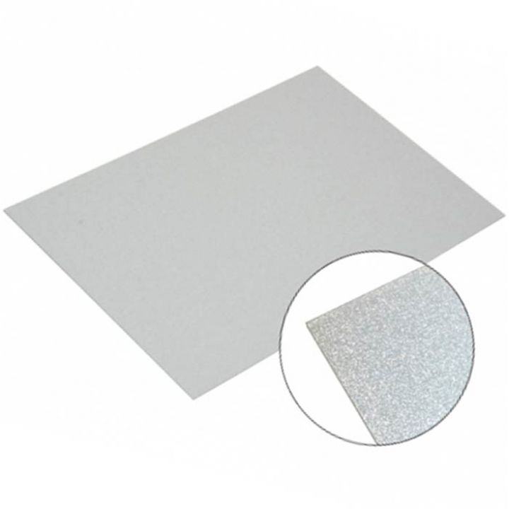 Алюминиевая пластина 15х21 см (серебро)